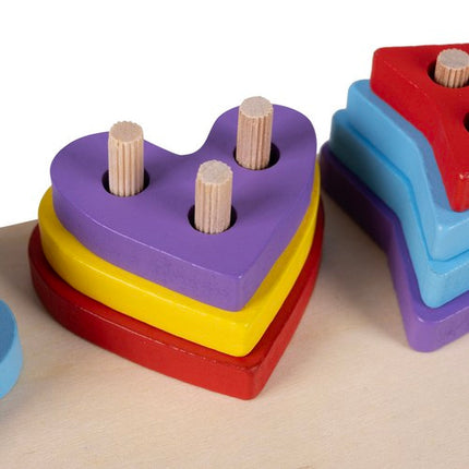 Houten Vormenstoof + Visspel