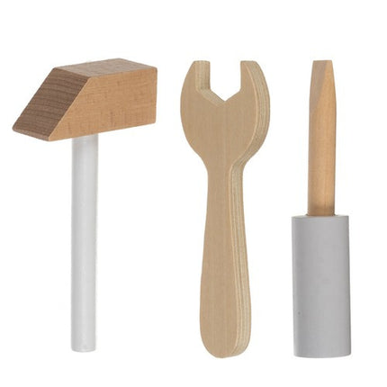 Houten Werkbank & Loopwagen