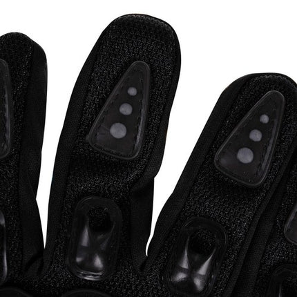 Trizand Motorhandschoenen XL - Beschermend Nylon - Zwart