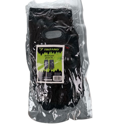 Trizand Motorhandschoenen XL - Beschermend Nylon - Zwart