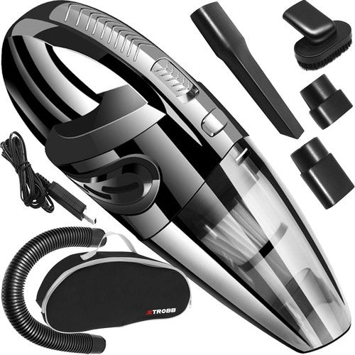 Xtrobb Draadloze Autostofzuiger - 90W - 38000 RPM - Inclusief Etui