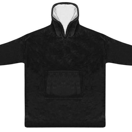 Ruhhy XXL Oversized Deken-Sweatshirt - Zwart - 120x190 cm