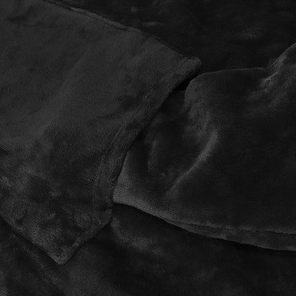 Ruhhy XXL Oversized Deken-Sweatshirt - Zwart - 120x190 cm
