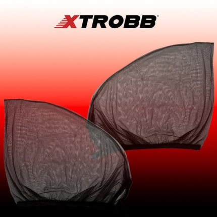 Xtrobb Auto Zonnescherm & Hor - Voorportier - Set van 2 - Zwart