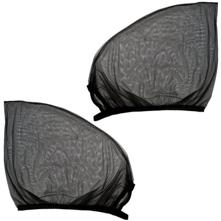 Xtrobb Auto Zonnescherm & Hor - Voorportier - Set van 2 - Zwart
