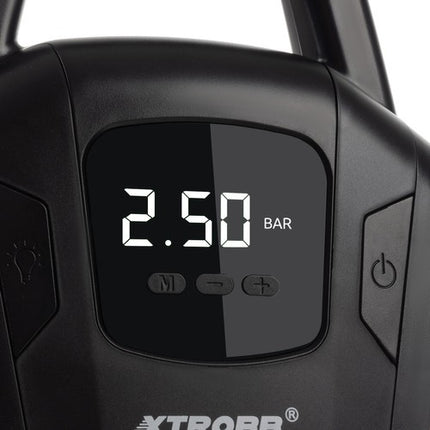 Xtrobb Auto Compressor 12V - Met LCD Display & Zaklamp - 120W