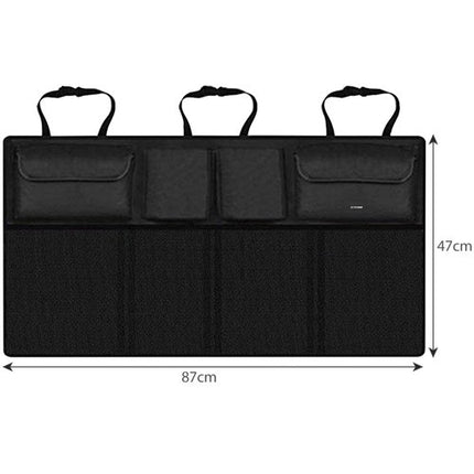 Xtrobb Kofferbak Organizer - 8 Vakken - 87 x 47 cm - Zwart