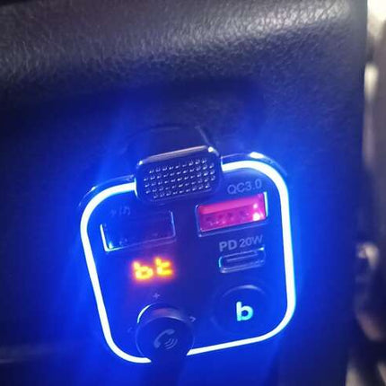 Xtrobb Bluetooth FM Transmitter met Autolader - 3.1A USB-C