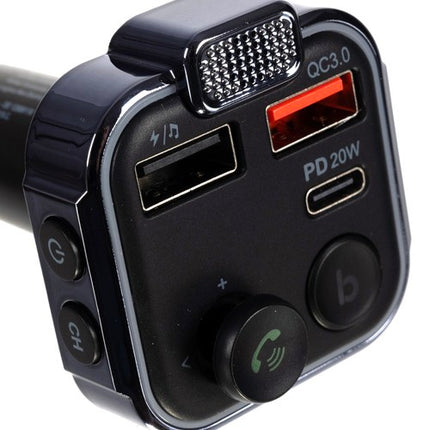 Xtrobb Bluetooth FM Transmitter met Autolader - 3.1A USB-C