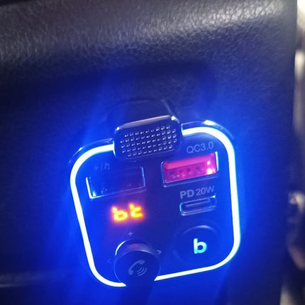 Xtrobb Bluetooth FM Transmitter met Autolader - 3.1A USB-C