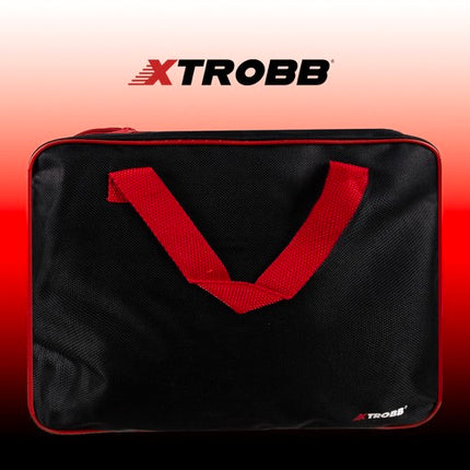 Xtrobb Auto Detailing Set - 19-Delig - Professionele Reinigingskit - Zwart/Rood