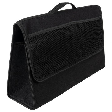 Xtrobb Vilt Kofferbak Organizer - 22 Liter - Met Klittenband - Zwart