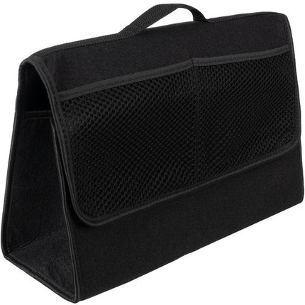 Xtrobb Vilt Kofferbak Organizer - 22 Liter - Met Klittenband - Zwart