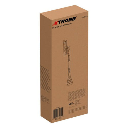 Xtrobb Telescoop Ijskrabber met Roterende Sneeuwborstel - 95 cm