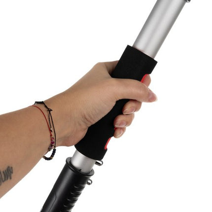 Xtrobb Telescoop Ijskrabber met Sneeuwborstel - 103 cm - Zwart/Rood