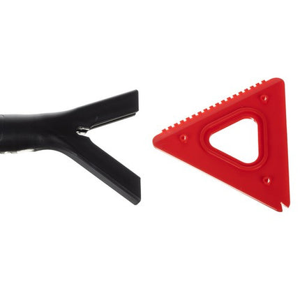 Xtrobb Telescoop Ijskrabber met Sneeuwborstel - 103 cm - Zwart/Rood