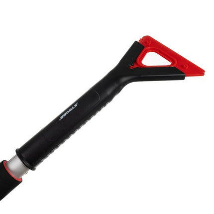 Xtrobb Telescoop Ijskrabber met Sneeuwborstel - 103 cm - Zwart/Rood