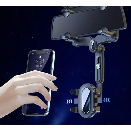 Xtrobb Autotelefoonhouder - Voor Achteruitkijkspiegel - Universeel - 360° Draaibaar