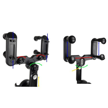 Xtrobb Autotelefoonhouder - Voor Achteruitkijkspiegel - Universeel - 360° Draaibaar