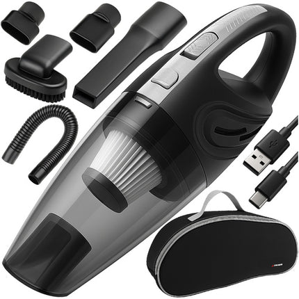 Xtrobb Draadloze Autostofzuiger - 2600 mAh - Inclusief Accessoires - Zwart