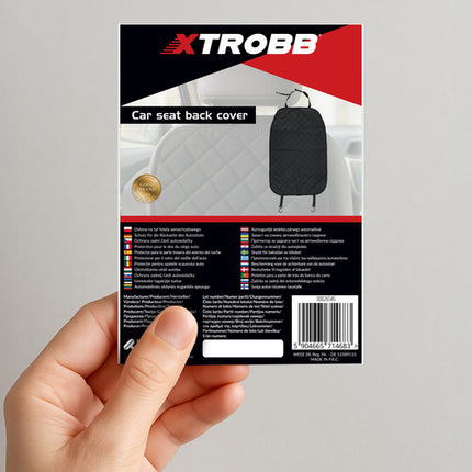 Xtrobb Autostoel Beschermmat - Universele Stoelbeschermer - Zwart