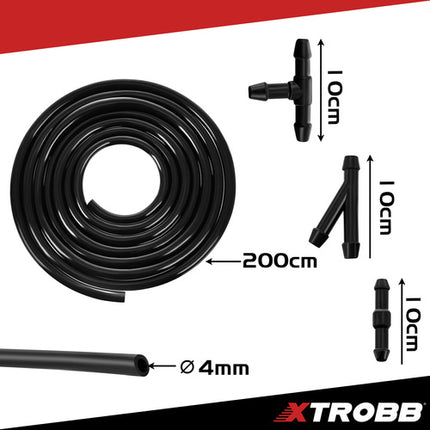 Xtrobb Ruitensproeier Reparatieset - 2 meter Slang en Verbindingsstukken
