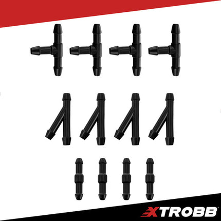 Xtrobb Ruitensproeier Reparatieset - 2 meter Slang en Verbindingsstukken