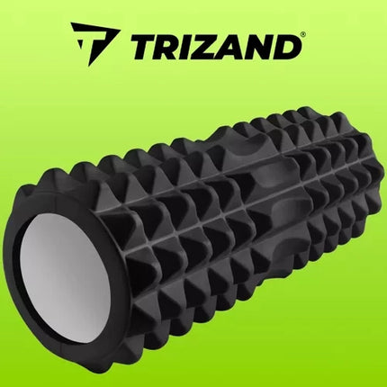 Trizand Yoga Roller - Massage Roller - 33 cm - EVA Foam - Zwart