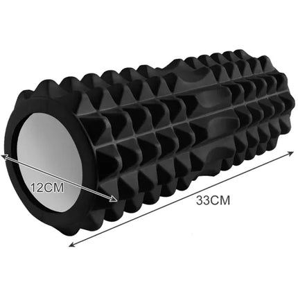 Trizand Yoga Roller - Massage Roller - 33 cm - EVA Foam - Zwart