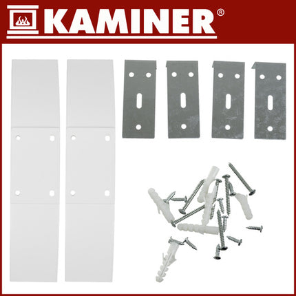 Kaminer Zelva Glazen Elektrische Radiator - 2500W - WiFi - Wit
