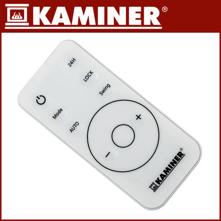 Kaminer Zelvion Luchtgordijn - 2000W - Met WiFi & Afstandsbediening - Wit