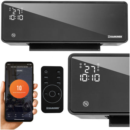 Kaminer Zelvion Luchtgordijn - 2000W - Met WiFi & Afstandsbediening