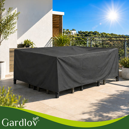 Gardlov Tuinmeubelhoes - 205 x 160 x 70 cm - Waterdicht - Zwart