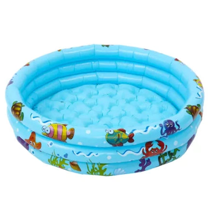 Kruzzel Opblaasbaar Kinderbadje - 80 cm - 58 Liter - Met Zachte Bodem