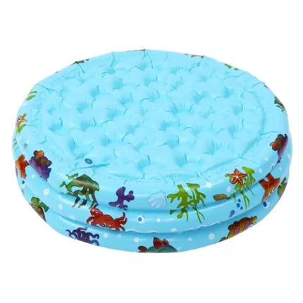 Kruzzel Opblaasbaar Kinderbadje - 80 cm - 58 Liter - Met Zachte Bodem