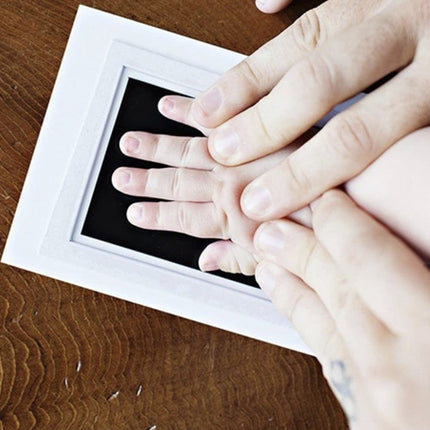 Ruhhy Baby Hand- en Voetprint Kit - Clean-Touch - Zwart