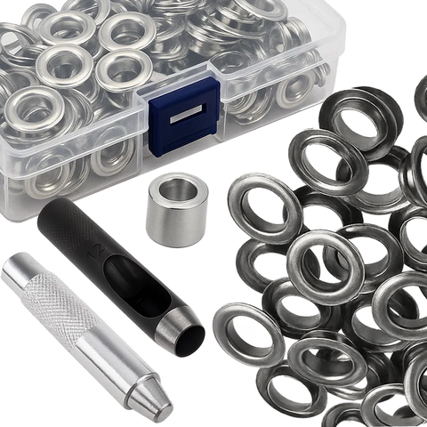 Metalen Oogjes Set - 100 stuks