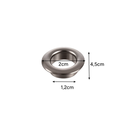 Metalen Oogjes Set - 100 stuks