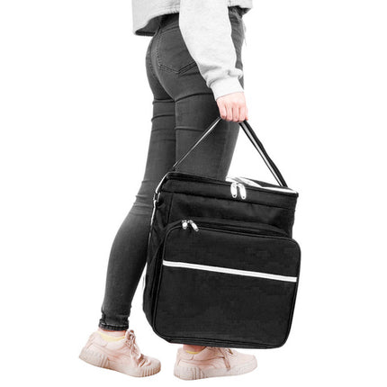 Trizand Thermische Picknicktas - 35 x 23 x 35 cm - Waterdicht - Grijs