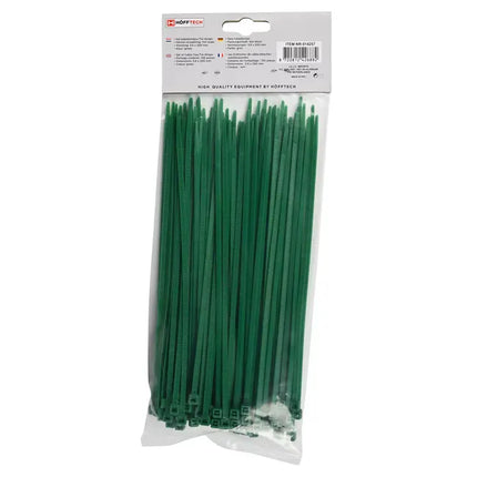 Hofftech Kabelbinders Groen 3.6 x 200 mm - 100 Stuks - Duurzaam