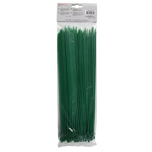 Hofftech Kabelbinders Groen 3.6 x 300 mm - 100 Stuks - Universeel