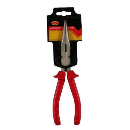 Benson Rechte Telefoontang - 200 mm - Cr-V - Recht Model - Rood