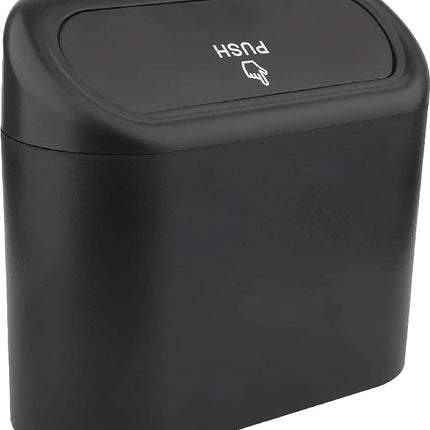 Benson Compact Auto Afvalbakje – 1 Liter – Geurdicht & Anti-lek – Zwart