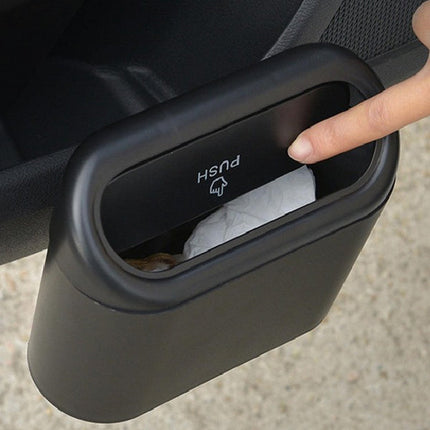 Benson Compact Auto Afvalbakje – 1 Liter – Geurdicht & Anti-lek – Zwart