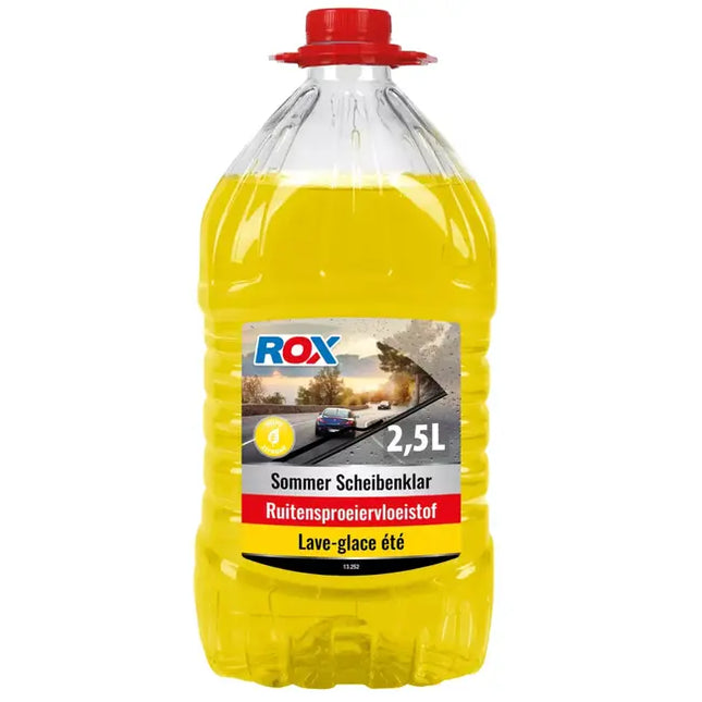ROX Ruitensproeiervloeistof Zomer - 2,5 Liter - Kant-en-Klaar - Anti-Insect