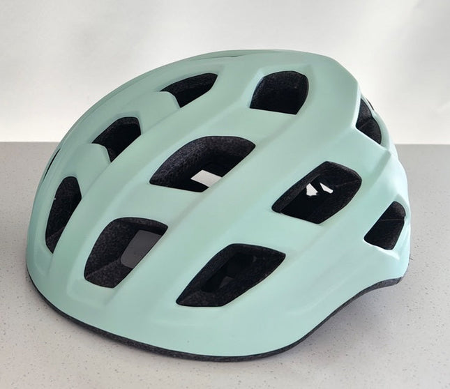 Benson Fietshelm Volwassenen met LED - Maat M (54-58 cm) - Mintgroen Mat - Verstelbaar