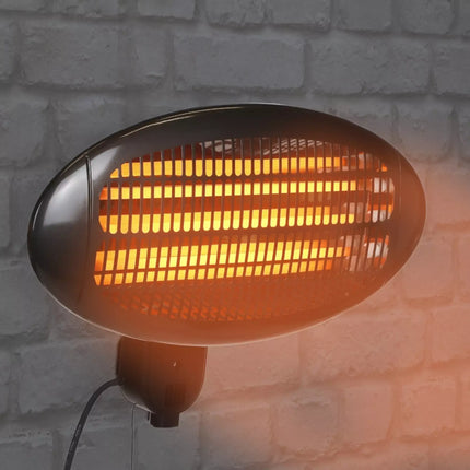 Dealzzz Infrarood Wandverwarming - 2000W - Zwart - Voor Binnen & Buiten