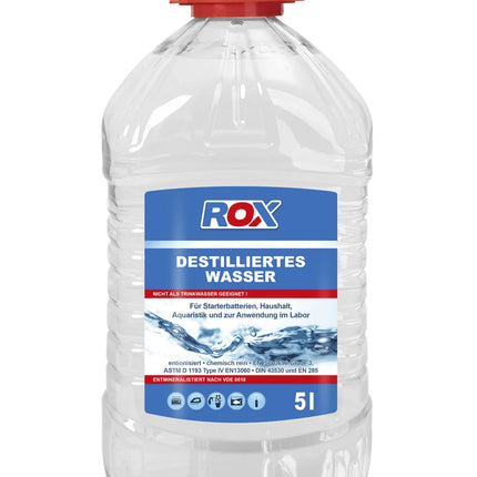 ROX Accuwater - 5 Liter - Demineraliseerd Water