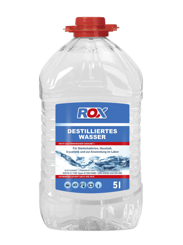 ROX Accuwater - 5 Liter - Demineraliseerd Water