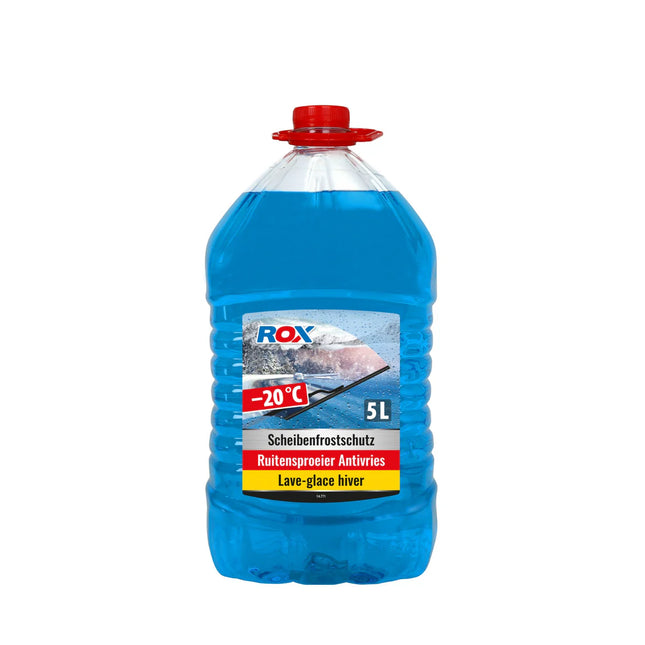 ROX Ruitensproeiervloeistof Winter -20°C - 5 Liter - Kant-en-klaar